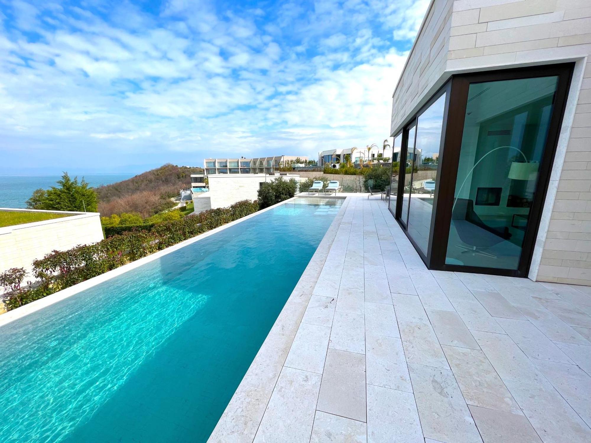 Deluxe Villa Jante Infinity Pool Durrës Exteriör bild